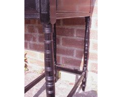 Collinson & Lock. eight leg ebonised desk with a Makassar Ebony top. - Thumbnail 10