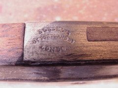 Collinson & Lock. eight leg ebonised desk with a Makassar Ebony top. - Thumbnail 13