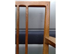 Edward Barnsley. A super quality pair of Cotswold style Oak Armchair - Thumbnail 6