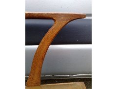 Edward Barnsley. A super quality pair of Cotswold style Oak Armchair - Thumbnail 8
