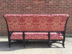Bruce Talbert for Gillows. Aesthetic Movement ebonised settee - Thumbnail 7