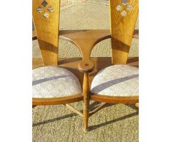George Walton. An Arts & Crafts love seat - Thumbnail 3