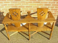 George Walton. An Arts & Crafts love seat - Thumbnail 5