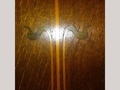 Wylie & Lochhead. A top quality Glasgow School Arts & Crafts Oak bedroom pair with 3/4 wardrobe and 4' 6" double bed. - Thumbnail 3