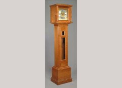 Robert Mouseman Thompson. Rare Oak longcase clock - Thumbnail 1