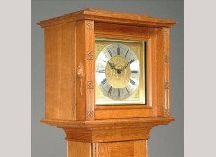 Robert Mouseman Thompson. Rare Oak longcase clock - Thumbnail 2