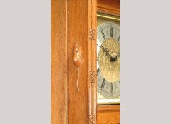 Robert Mouseman Thompson. Rare Oak longcase clock - Thumbnail 3
