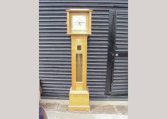 Robert Mouseman Thompson. Rare Oak longcase clock - Thumbnail 4