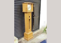 Robert Mouseman Thompson. Rare Oak longcase clock - Thumbnail 5