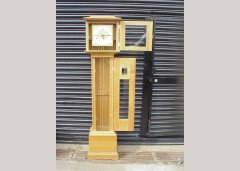 Robert Mouseman Thompson. Rare Oak longcase clock - Thumbnail 6