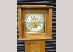 Robert Mouseman Thompson. Rare Oak longcase clock - Thumbnail 7