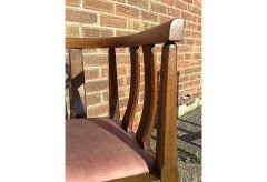 Gordon Russell. A set of six Cotswold School Arts & Crafts sculptured Oak tub chairs - Thumbnail 7
