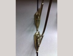 W. A. S. Benson. A pair of brass picture wall light brackets - Thumbnail 5