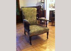 George Jack for Morris & Co. A mahogany gentleman's Armchair - Thumbnail 2
