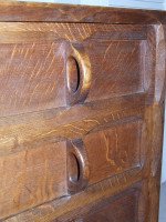 Ernest Barnsley. A highly important Cotswold School Oak chest of drawers - Thumbnail 5