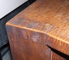 Ernest Barnsley. A highly important Cotswold School Oak chest of drawers - Thumbnail 6