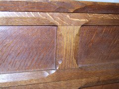 Ernest Barnsley. A highly important Cotswold School Oak chest of drawers - Thumbnail 8