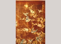 Bruce Talbert for Gillows. Aesthetic Movement walnut three-fold screen - Thumbnail 2