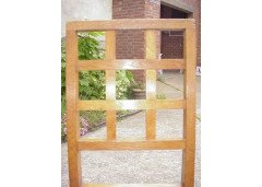 Heal's of London. A Well-Crafted rare pair of Heal's and Co Oak lattice back music/breakfast bar stools - Thumbnail 4