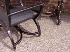 Bruce Talbert for Gillows. important Aesthetic Movement ebonised desk - Thumbnail 8
