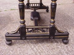 Bruce Talbert for Gillows. important Aesthetic Movement ebonised desk - Thumbnail 9