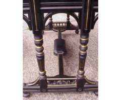 Bruce Talbert for Gillows. important Aesthetic Movement ebonised desk - Thumbnail 10