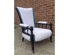 E. W. Godwin for William Watt. A pair of Anglo-Japanese Armchair - Thumbnail 2