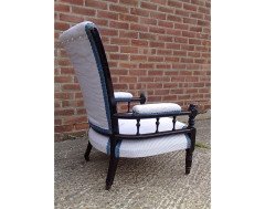 E. W. Godwin for William Watt. A pair of Anglo-Japanese Armchair - Thumbnail 4