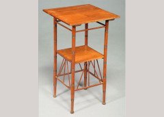 Bruce and Smith. A walnut square occasional table after E. W. Godwin - Thumbnail 1