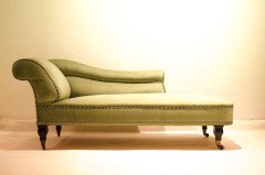 George Jack for Morris & Co. A mahogany 'Saville' chaise longue - Thumbnail 1