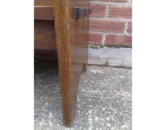 Edgar Wood. A stunning and pure Arts & Crafts Oak settle - Thumbnail 8