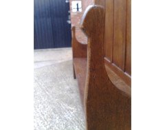 Edgar Wood. A stunning and pure Arts & Crafts Oak settle - Thumbnail 9
