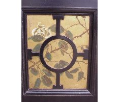 Dr. Christopher Dresser Attributed, an ebonised music cabinet, with six painted panels Attributed, to Moyr Smith - Thumbnail 15