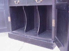Dr. Christopher Dresser Attributed, an ebonised music cabinet, with six painted panels Attributed, to Moyr Smith - Thumbnail 22
