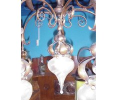 W. A. S. Benson. A fantastic Arts & Crafts copper chandelier - Thumbnail 9
