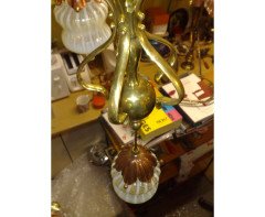 W. A. S. Benson. outstanding and extremely rare Arts & Crafts copper and brass chandelier - Thumbnail 13