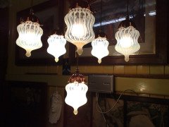 W. A. S. Benson. outstanding and extremely rare Arts & Crafts copper and brass chandelier - Thumbnail 25