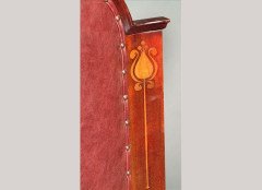 G. M. Ellwood for J. S. Henry. A mahogany and inlaid Armchair - Thumbnail 2