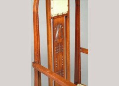Liberty & Co. Arts & Crafts mahogany and inlaid Armchair - Thumbnail 2