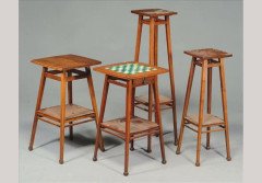 Shapland & Petter. A set of four Oak table - Thumbnail 1