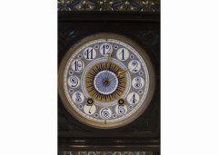 Lewis Foreman Day. Aesthetic Movement ebonised mantel clock - Thumbnail 2