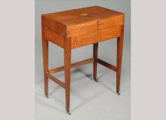 George Walton. Oak small fold-out desk - Thumbnail 1
