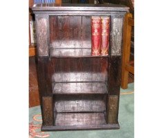 Talwin Morris. original 'Roxborough' design bookcase plus two books with bindings - Thumbnail 1