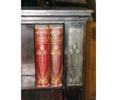 Talwin Morris. original 'Roxborough' design bookcase plus two books with bindings - Thumbnail 2