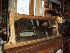 Bruce Talbert, In the manner of. A Gothic Revival Oak Overmantel Mirror - Thumbnail 2