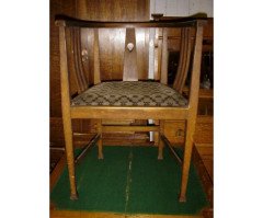 E. A. Taylor for Wylie & Lochhead. Seven Glasgow style tub chairs. - Thumbnail 2
