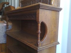 Bruce Talbert for Gillows. A fine Gothic Revival 1/4 sawn Oak bookcase - Thumbnail 12
