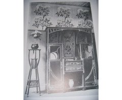 Gustave Serrurier-Bovy. A rare and important Oak Art Nouveau plant of impressive proportions - Thumbnail 9