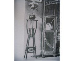 Gustave Serrurier-Bovy. A rare and important Oak Art Nouveau plant of impressive proportions - Thumbnail 10