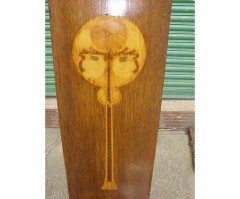 Goodhall, Lambs and Heighway. A Glasgow School Arts & Crafts Oak treble wardrobe in the manner of M. H. Baillie Scott - Thumbnail 9